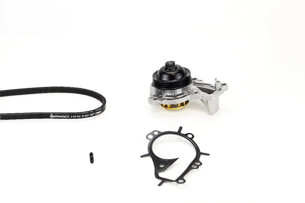 Water Pump + V-ribbed Belt Kit